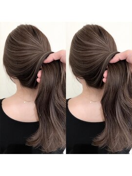 ジルブラン(JIL BLAN) ハイライトバレイヤージュダブルカラーケアブリーチ30代40代