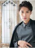 短髪パーマでモテツーブロックショート仙台愛子