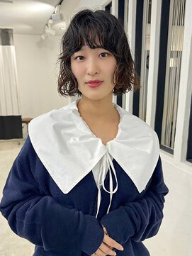 ナービス(NARVIS) 似合わせボブパーマ/グラデーション