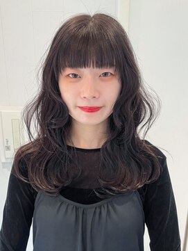 アルバム 銀座(ALBUM GINZA) ロングくびれヘア顔周りレイヤー_ba536022