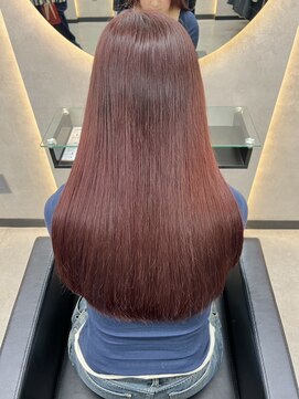 ルノン フィージュ(LUNON fieju) ホワイトグレージュミニウルフチェリーブラウンデジタルパーマ