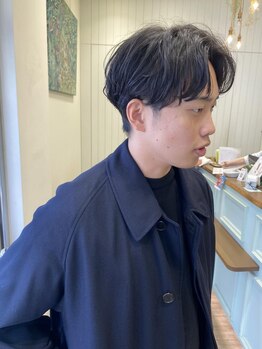 モリオフロムロンドン 大宮店(morio from London)の写真/《大宮駅徒歩1分》お客様一人一人の骨格/髪質に合わせたモチの良いカットで爽やかなヘアスタイルを実現！