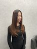 カット＋カラー根本染め＋クイックトリートメント　￥6600