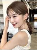 レイヤー/髪質改善/縮毛矯正/透明感カラー/前髪似合わせ