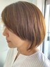 エイジングヘア専用ストレート＋カット＋トリートメント付き　￥15000