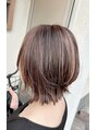 オーブ ヘアー アンリ 梅田店(AUBE HAIR unli)&nbsp;ウルフレイヤー/白髪ぼかし/レイヤーボブ