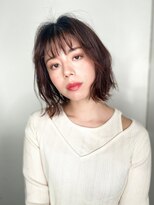 モッズヘア 上尾西口店(mod's hair) オン眉透けバングくせ毛風くびれミディアムp1上尾20代30代40代