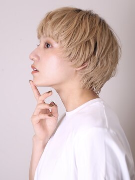 ヨファ ヘアー 芦屋店(YOFA hair) 似合わせカットグランマッシュフェイスフレーミングショート0902