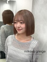 ベレーザ 渋谷(BELEZA) 15954ブリーチ&ダブルカラーナチュラルブラウンパールベージュ