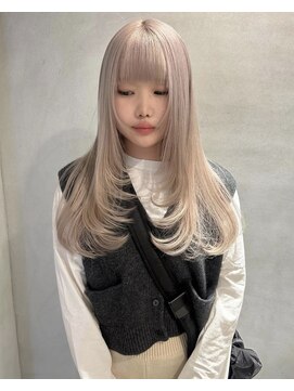 ペレ アネックス 大阪梅田茶屋町店(PELE ANNEX) 黒髪カタログ/クラゲヘアー/オリーブグレー/梅田