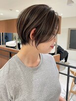 ジル ブラン 福岡(JIL BLAN)&nbsp;ボブ/ショート/レイヤーカット/顔まわり/白髪ぼかし/ハイライト
