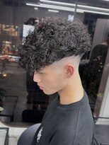 ニコ トウキョウ ロジック(nico TOKYO Logic)&nbsp;スキンフェードスパイキーショートパーマ短髪刈り上げ