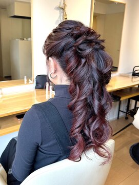 高めポニーテール