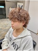 プードルパーマスパイラルパーマフェードメンズパーマヘア