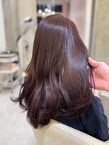 アナ ラーナ(Anna Lanna) 色落ちもきれいなピンクパープルブラウン【奥村北斗】