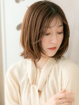 カバーヘア ブリス 志木南口駅前店(COVER HAIR bliss)&nbsp;スモーキーカラー大人美人外ハネ小顔くびれヘアX志木30代40代