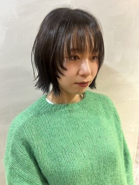 シュリット(schritt) 顔周りレイヤーボブschritt渋谷NAMI