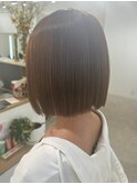 桑名レイヤーカットブリーチなしダブルカラーベージュカラー韓国