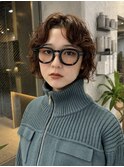 ショートボブパーマボブニュアンスルーズパ-マ大人可愛い川崎