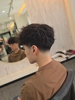 ラピス 名古屋駅前店(Lapis)&nbsp;テーパーフェード/フリンジパーマ/海外ヘア/名古屋