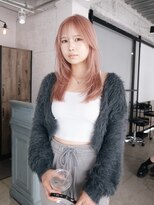 スティードアウェーク 立川北口店(Steed AWAYKE)&nbsp;layer cut / high tone"white pink biege"【Steed AWAYKE/立川】