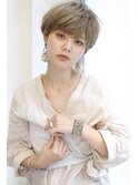 ワイドバングマッシュショート