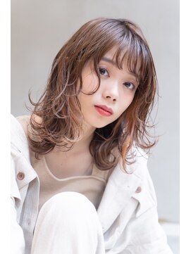 ケイト(kate) 【kate 】☆大宮 外ハネミディ×マロンベージュ