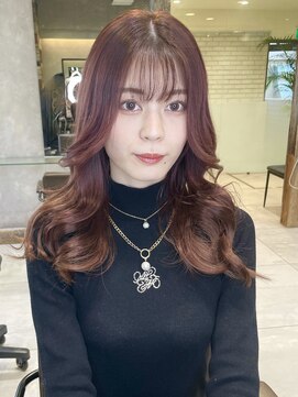 トルネード(TORNADO) 韓国ヘア20代30代40代 ワンホンヘア チェリーピンク M222