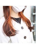 ロング×インナーオレンジ