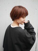 キュエム(Cuem)&nbsp;【Cuem菅原】カシスカラー丸みマニッシュショートボブ