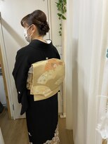 ロカット サロン(Roquat Salon)&nbsp;留袖着付けとヘアセット　【浴衣/立川/着付け/立川/結婚式】