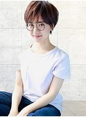 【30・40代おすすめ♪】小顔カット×ハイライト×くびれショート