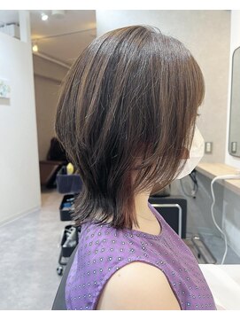 フルール(Fleur) 恵比寿 レイヤーカット ウルフカット 前髪カット
