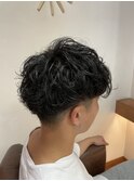 黒髪爽やかツーブロック