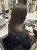 髪質改善酸性ストレート×ショコラアッシュヘルシースタイル