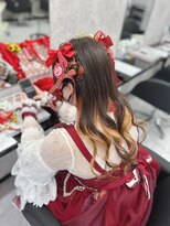 アンダーバーホワイト 天王店(_WHITE) ライブ用ヘアセット