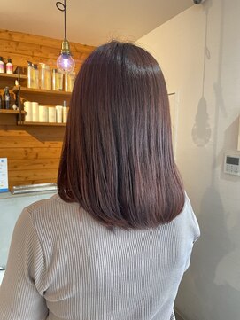 ビスクヘアデザイン(bisq hair design) レッドブラウンカラー
