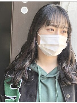 エフェクト(EFFECT hair care & Spa) 柔らかダークブラウン×パープル/コバミオ