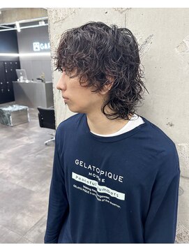 ガルテ(GARTE) メンズウルフカット/ウルフヘア/波巻きスパイラルパーマ