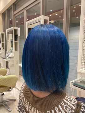 ビス リアン 川口店(Vis lien) ダブルカラー/ブリーチ/フルカラー/青髪