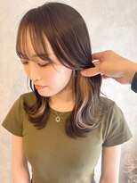 ルモ(Lumo)&nbsp;【KATSUYA】インナーホワイトミルクティー×ミディアムレイヤー