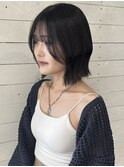 ボブカット/ダークグレー