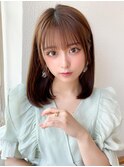 ネビージュ/小顔/ボブルフ/レイヤーカット/結べるボブ