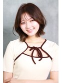 【くびれヘアにも対応】ラウンドグラデーションボブ
