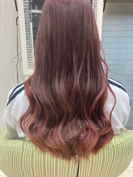 ビス フルール 日暮里店(Vis fleur) ハイライト/ピンクページュカラー