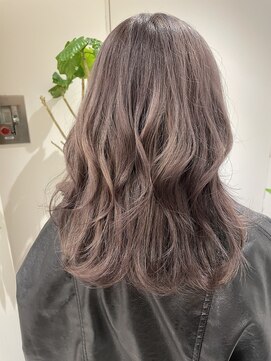 フィゼル あべのルシアス店(Aujua fizelle) ラベンダーグレージュ