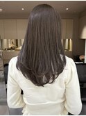 グレージュカラー/髪質改善/美髪/暗髪/レイヤーカット[恵比寿駅]