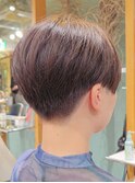 うぶ毛風刈り上げショート×ナチュラル束感カット　フクザワ