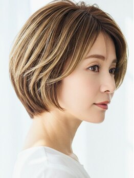 明るい白髪染め専門店 今福鶴見店の写真/【7月NEWOPEN】年齢を重ねる髪をもっと美しく。明るい白髪染めで気分も明るく華やかに♪