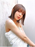 LANY横浜　ナチュラルベージュ×切りっぱなし